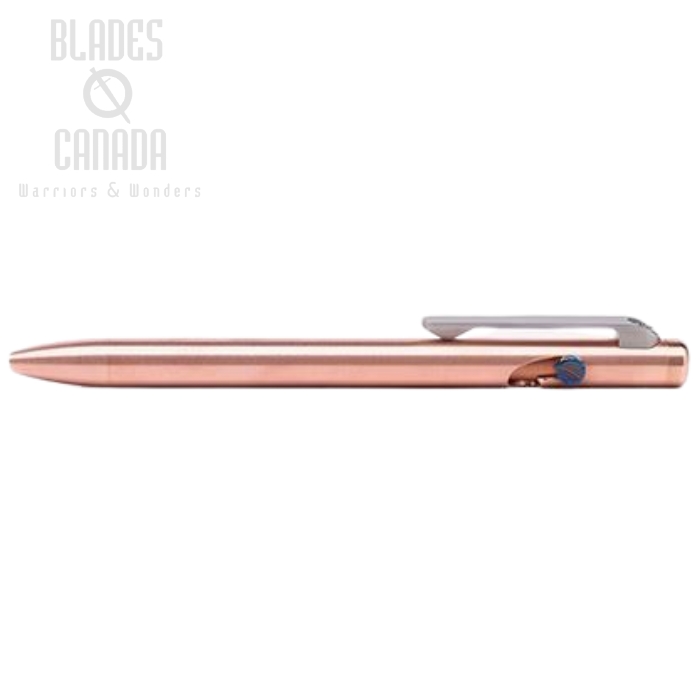Tactile Turn Slim Bolt Action Pen Short - Copper w/ Timascus Bolt (image for) Tactile Turn Slim Bolt Action Pen Short - Copper w/ Timascus Bolt
